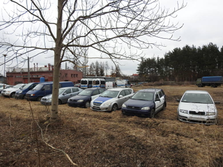 Illustration for article titled Police car graveyard
